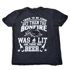 Anvil I tried to be good but then the bonfire was lit and there was Beer, Shirt